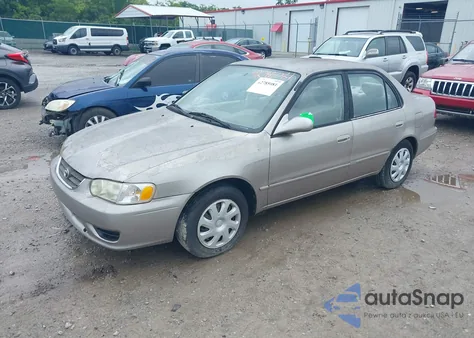 2002 Toyota Corolla Le from USA, damaged, VIN 2T1BR12E82C523143